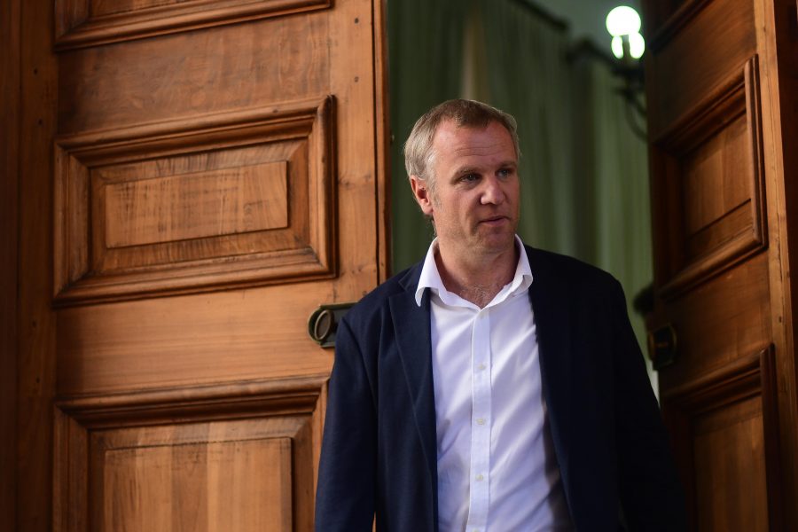 19 de noviembre de 2018/SANTIAGO Integrantes del Comité Político, se retiran tras el término de la reunión. Senador Felipe Kast. FOTO: SEBASTIAN BELTRAN GAETE/AGENCIAUNO