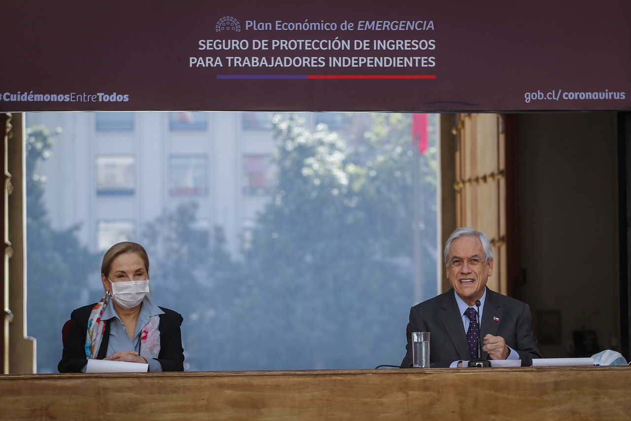 Presidente Sebastián Piñera anuncia seguro para independientes