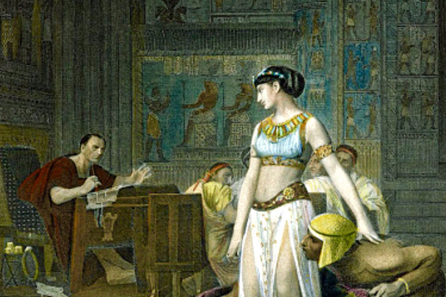 julius cesar and cleopatra