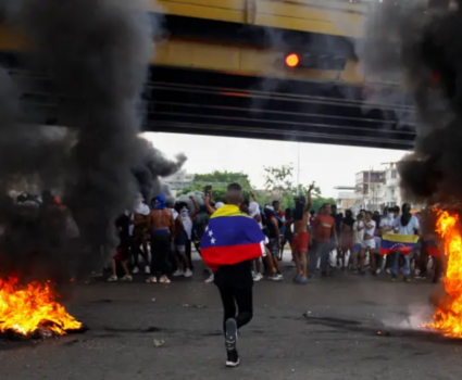 La violenta jornada después de las elecciones en Venezuela