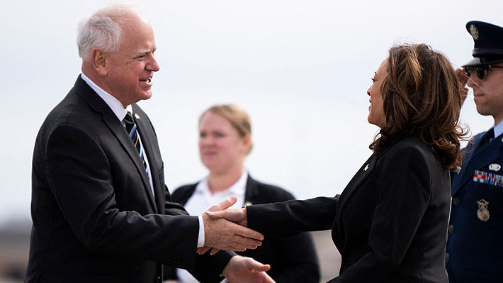 tim walz kamala harris