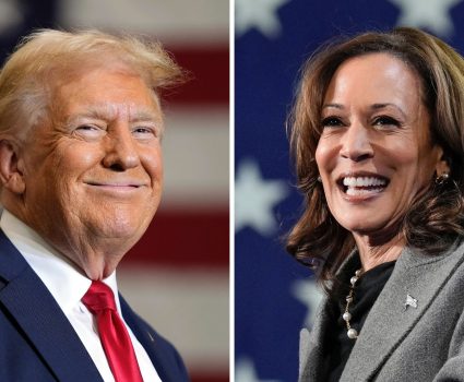 Trump y Harris elecciones